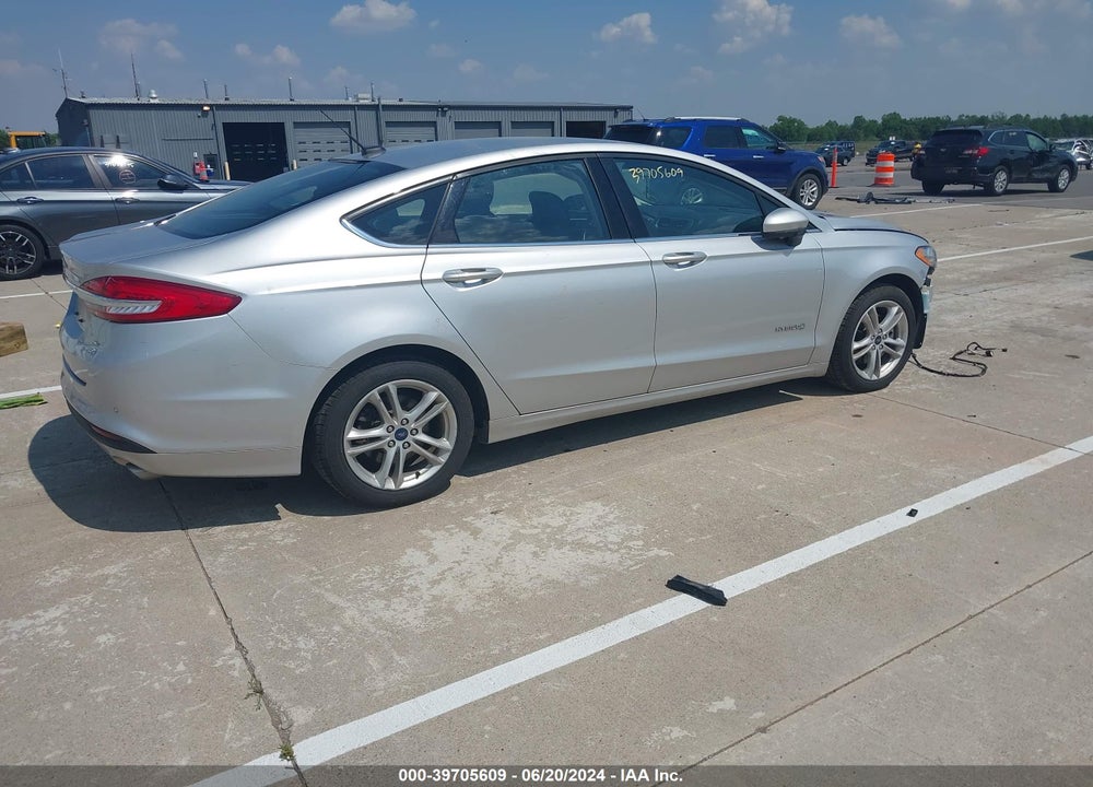 2018 FORD FUSION HYBRID SE VIN: 3FA6P0LU7JR268877