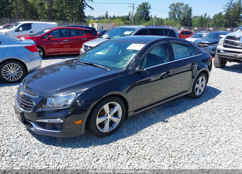 2015 CHEVROLET CRUZE 2LT AUTO VIN: 1G1PE5SB5F7155938