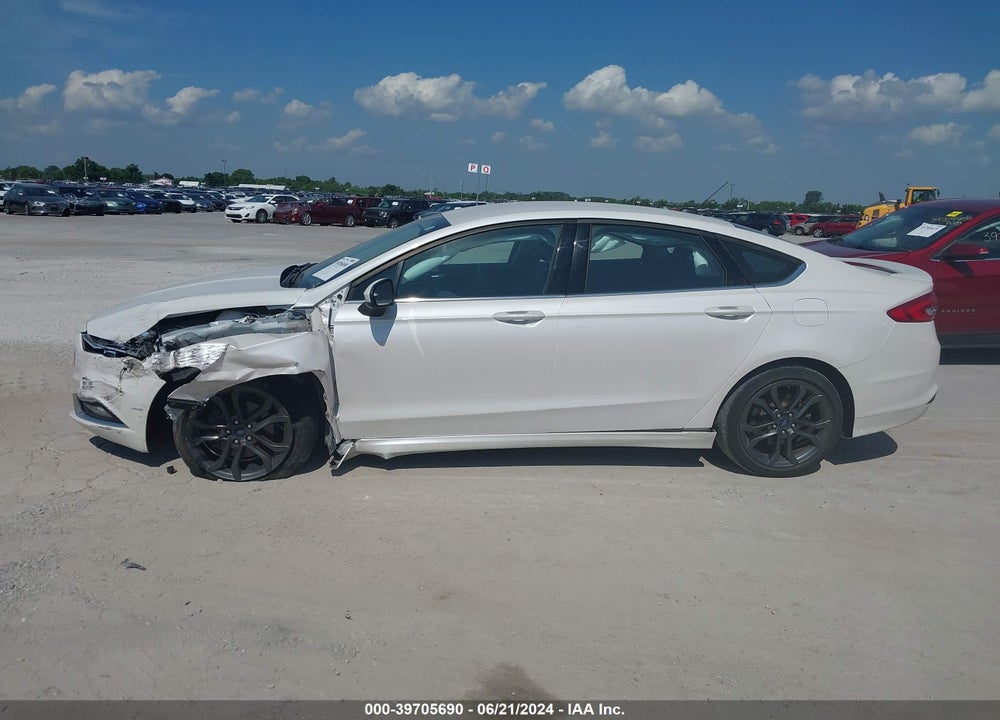 2018 FORD FUSION SE VIN: 3FA6P0H74JR175141