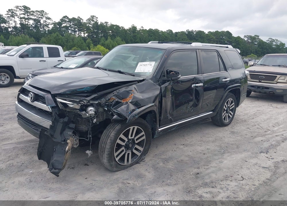 2016 TOYOTA 4RUNNER LIMITED VIN: JTEBU5JR4G5293014