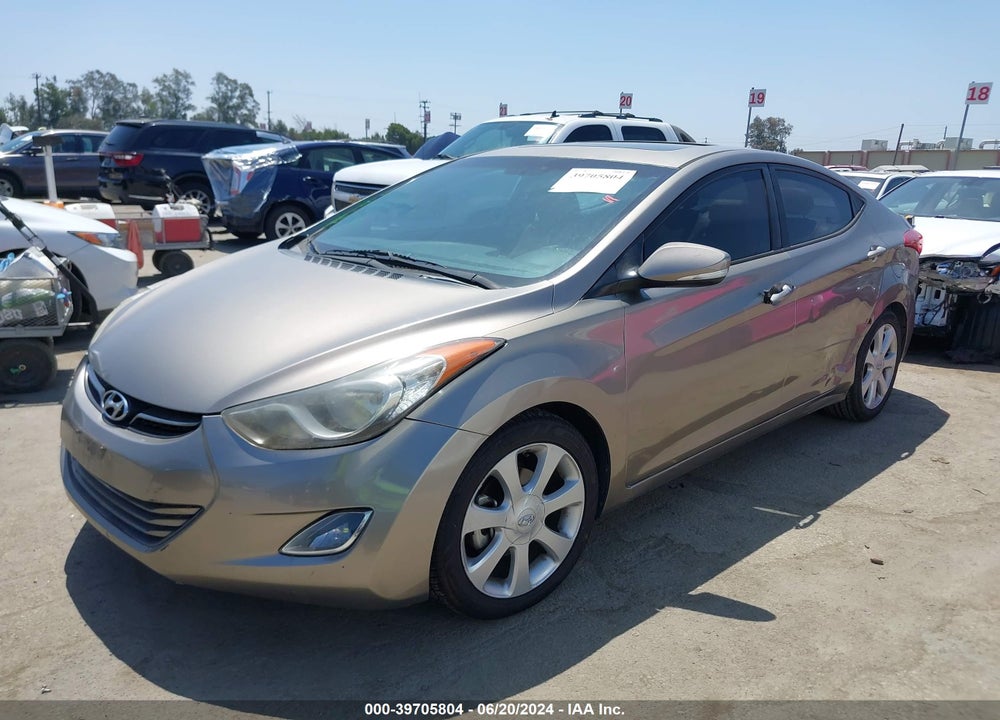 2013 HYUNDAI ELANTRA LIMITED VIN: 5NPDH4AE9DH443879