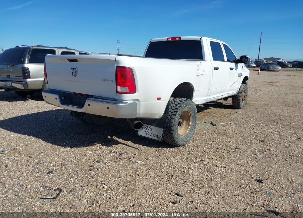 2018 RAM 3500 TRADESMAN  4X4 8' BOX VIN: 3C63RRGL7JG421709