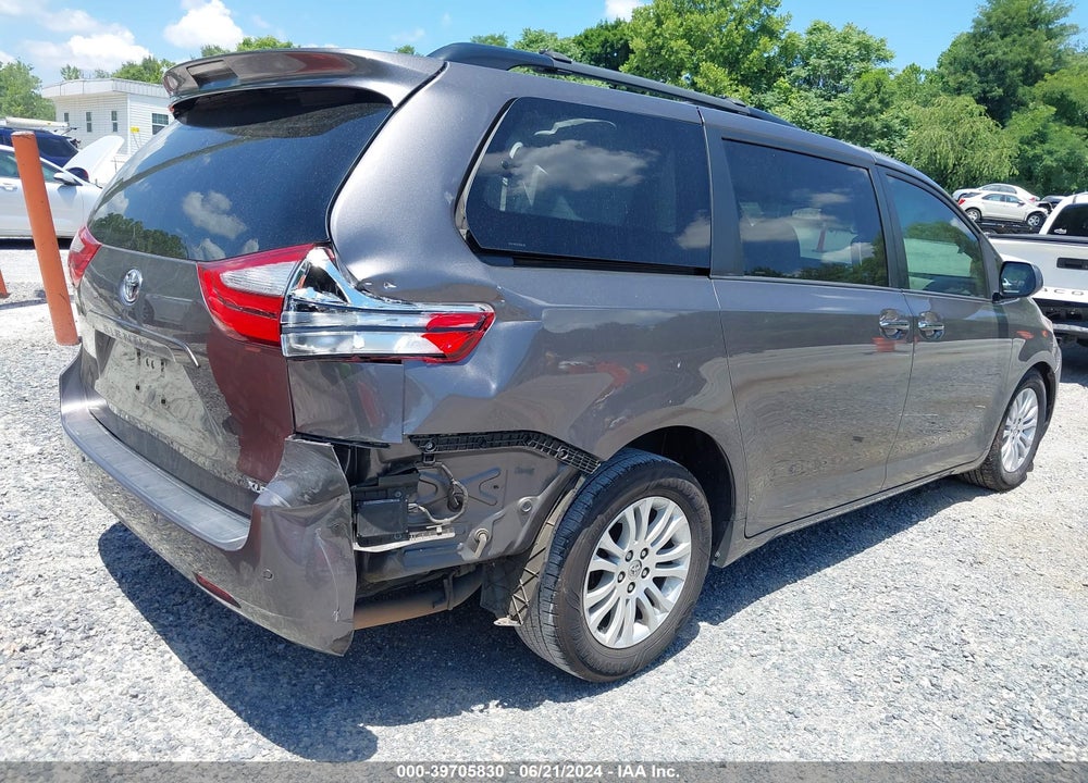 2016 TOYOTA SIENNA XLE 8 PASSENGER VIN: 5TDYK3DC0GS698765