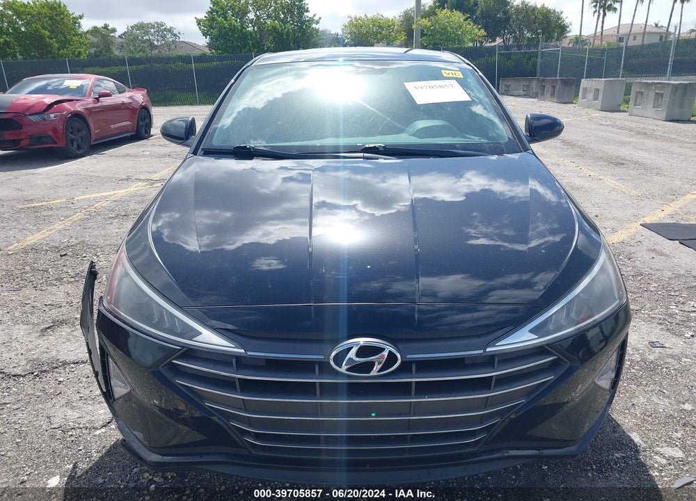 2019 HYUNDAI ELANTRA SEL VIN: KMHD84LF7KU858249