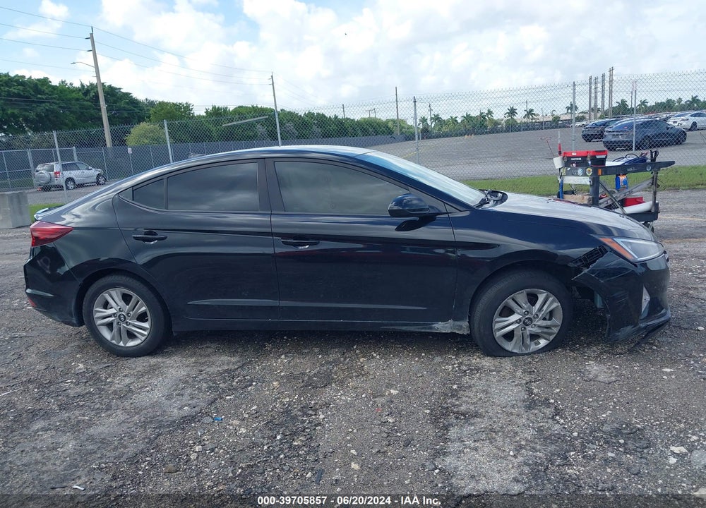 2019 HYUNDAI ELANTRA SEL VIN: KMHD84LF7KU858249