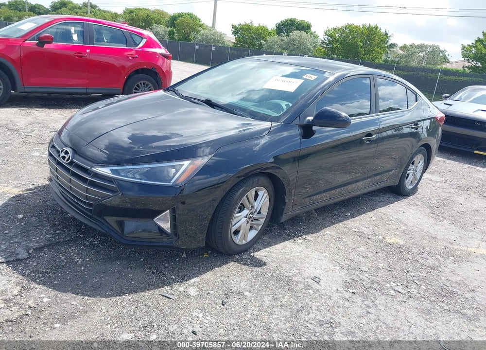 2019 HYUNDAI ELANTRA SEL VIN: KMHD84LF7KU858249