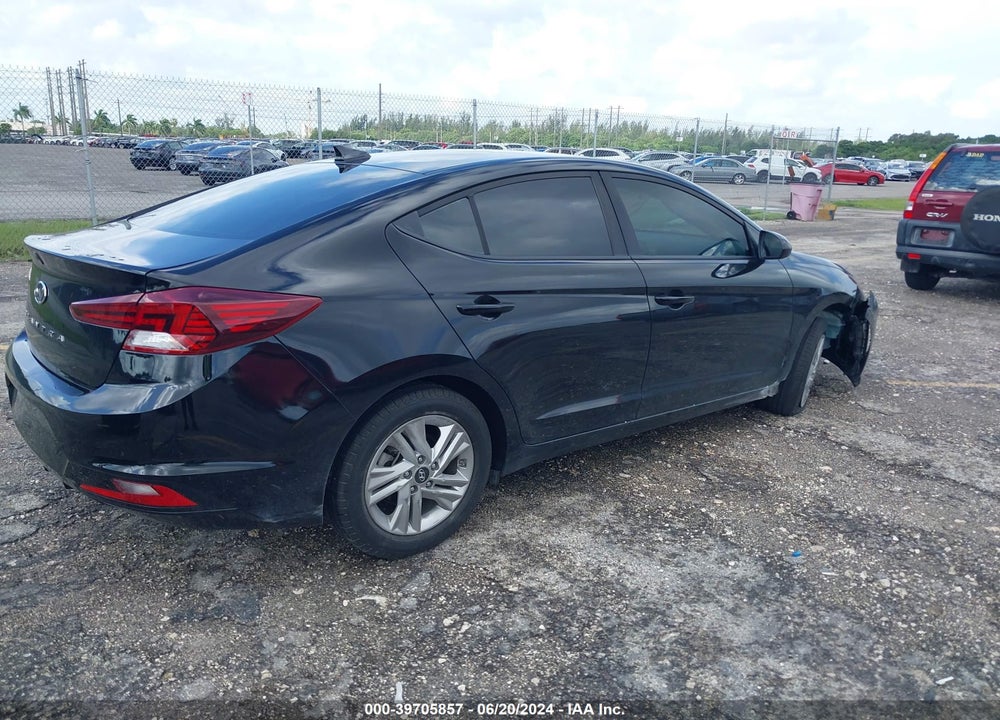 2019 HYUNDAI ELANTRA SEL VIN: KMHD84LF7KU858249