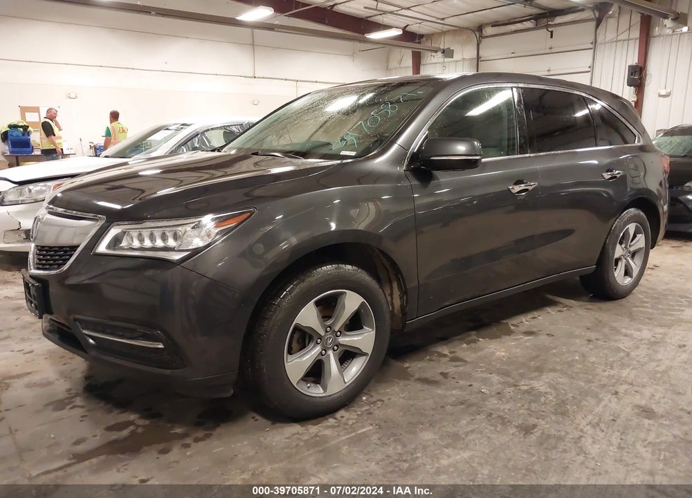 2014 ACURA MDX VIN: 5FRYD4H20EB008501