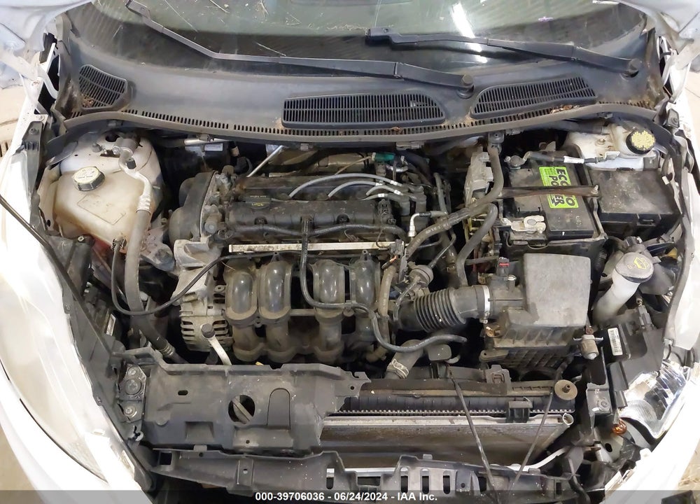 2012 FORD FIESTA S VIN: 3FADP4AJXCM156596