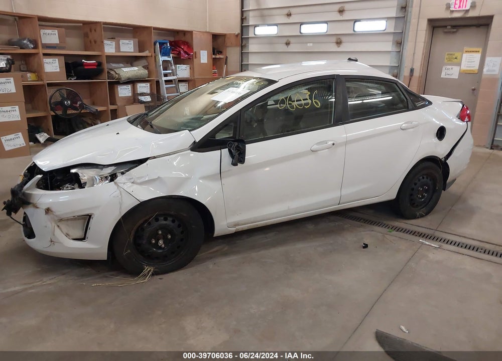 2012 FORD FIESTA S VIN: 3FADP4AJXCM156596