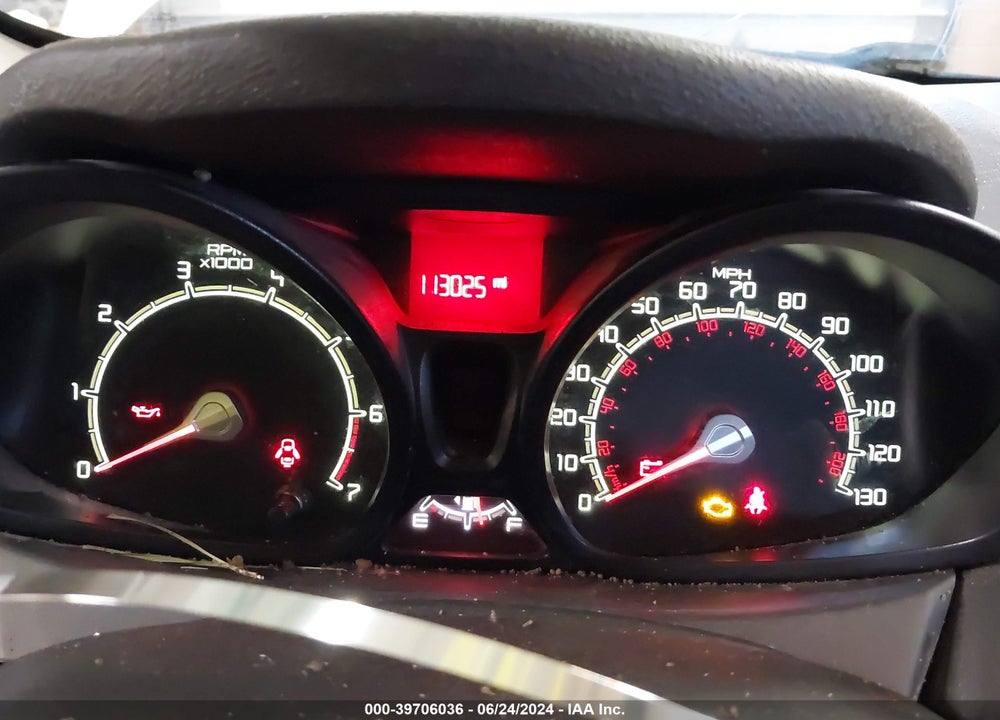 2012 FORD FIESTA S VIN: 3FADP4AJXCM156596