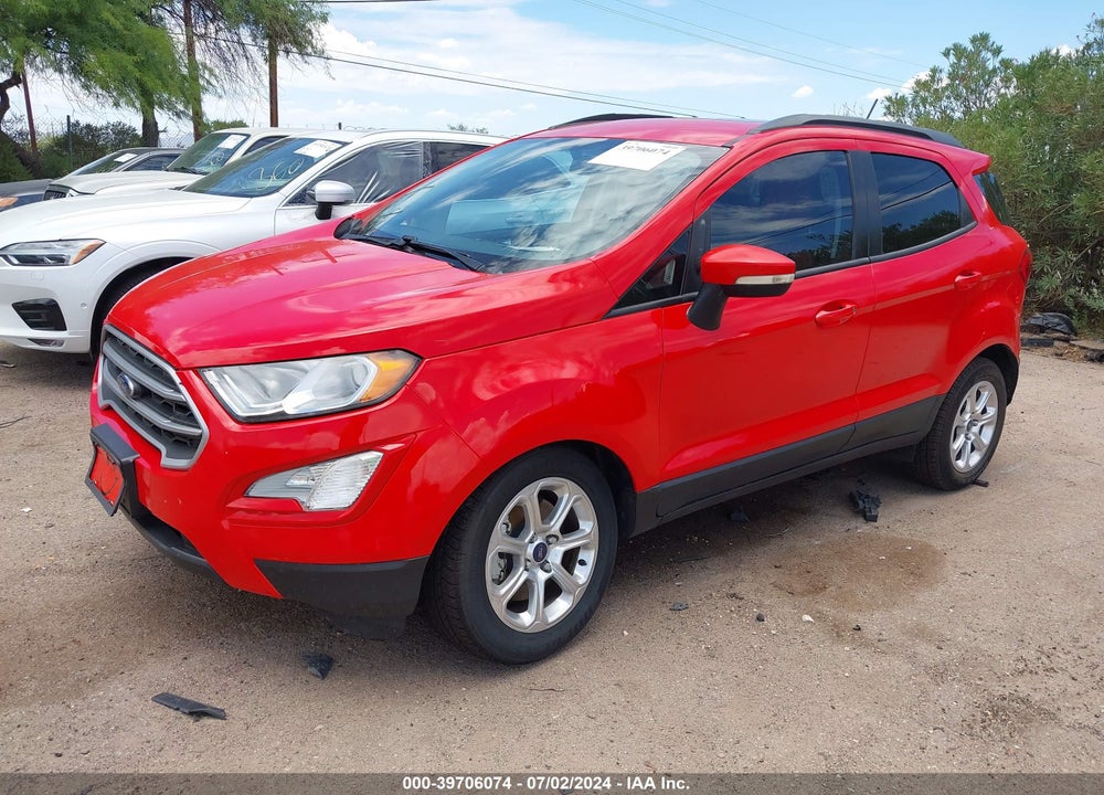 2018 FORD ECOSPORT SE VIN: MAJ3P1TEXJC234139