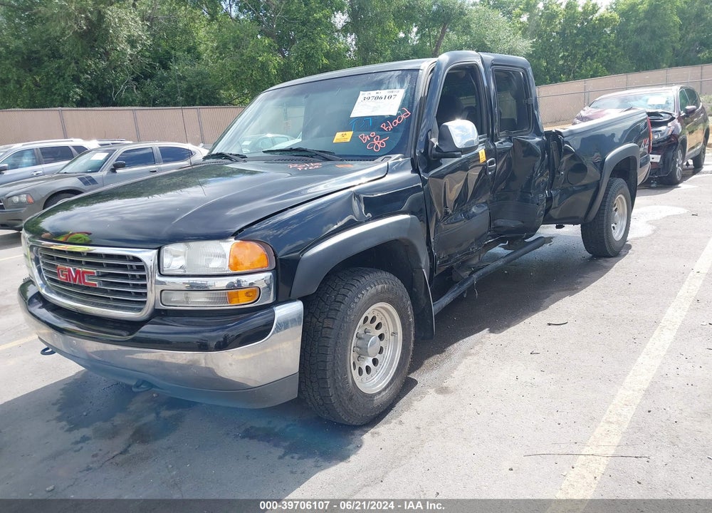 2002 GMC SIERRA 1500 SLE VIN: 1GTEK19T62Z133525