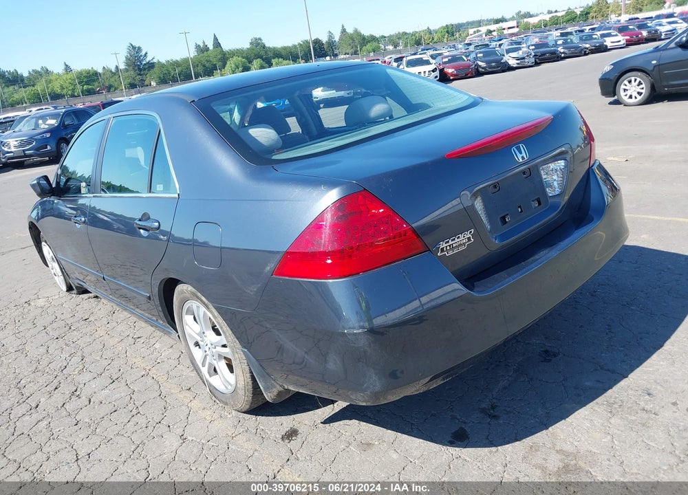 2007 HONDA ACCORD 2.4 EX VIN: 1HGCM56767A199810