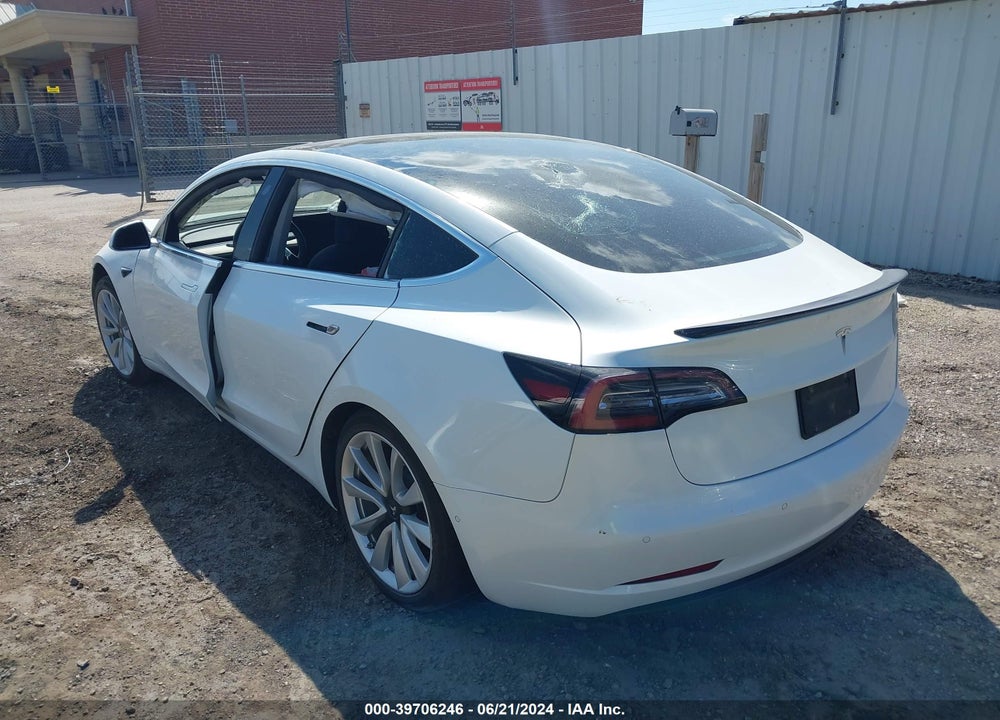 2019 TESLA MODEL 3 LONG RANGE/MID RANGE/STANDARD RANGE/STANDARD RANGE PLUS VIN: 5YJ3E1EA8KF323609