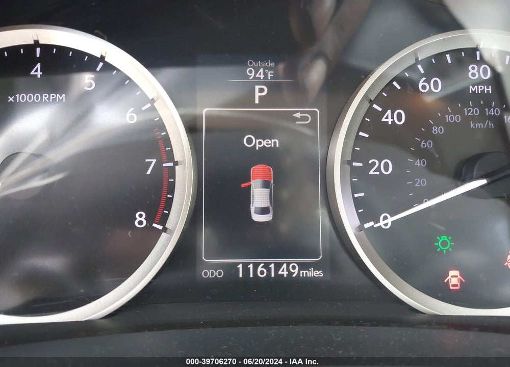 2014 LEXUS IS 250 VIN: JTHBF1D20E5009234