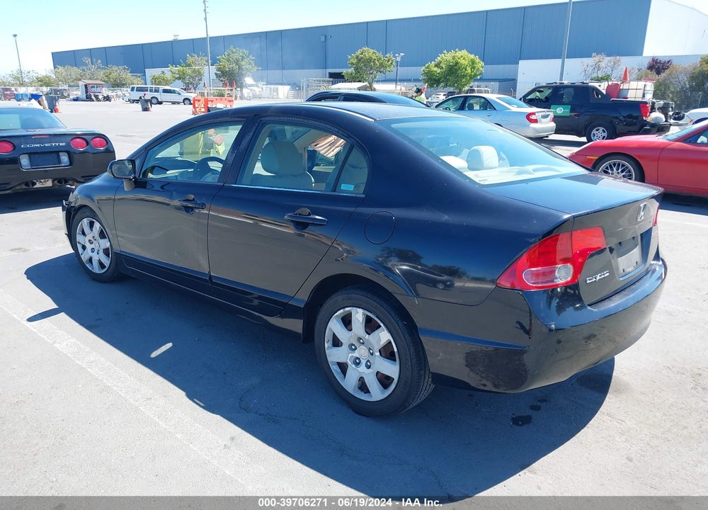 2006 HONDA CIVIC LX VIN: 2HGFA165X6H501953
