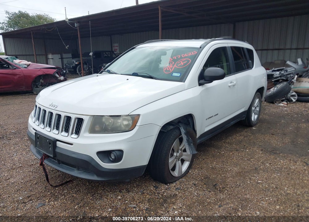 2014 JEEP COMPASS SPORT VIN: 1C4NJCBA2ED587408