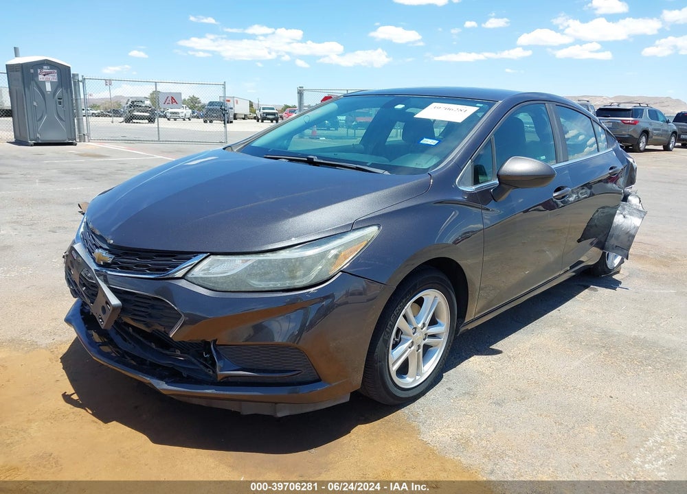 2016 CHEVROLET CRUZE LT AUTO VIN: 1G1BE5SMXG7257135