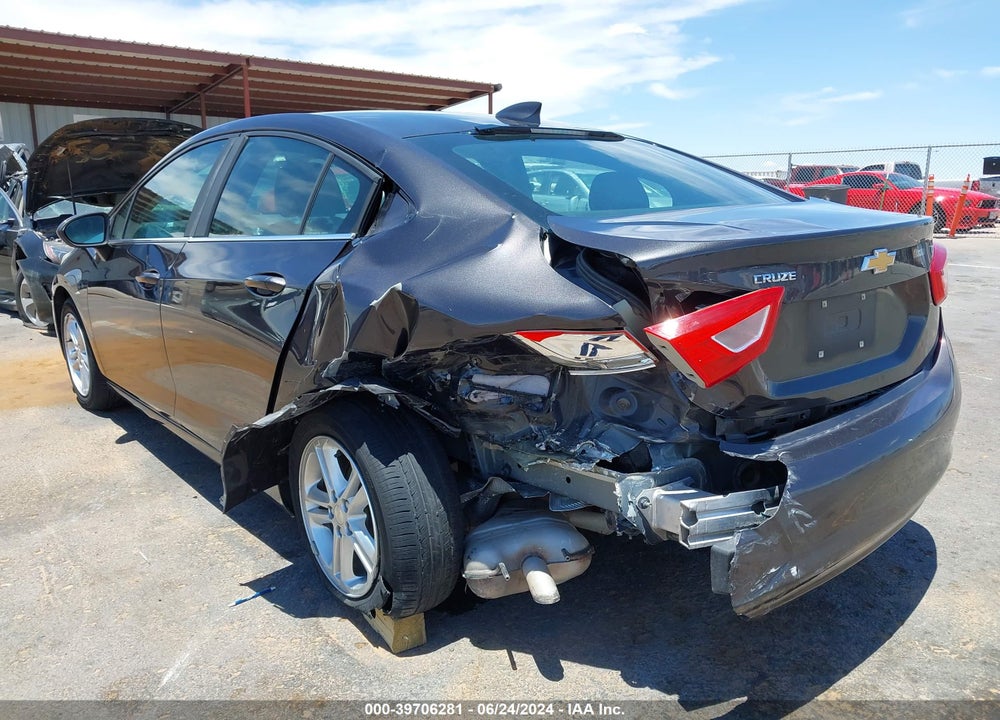 2016 CHEVROLET CRUZE LT AUTO VIN: 1G1BE5SMXG7257135