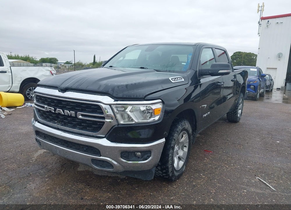 2022 RAM 1500 BIG HORN 4X4 5'7 BOX VIN: 1C6SRFFT3NN410196