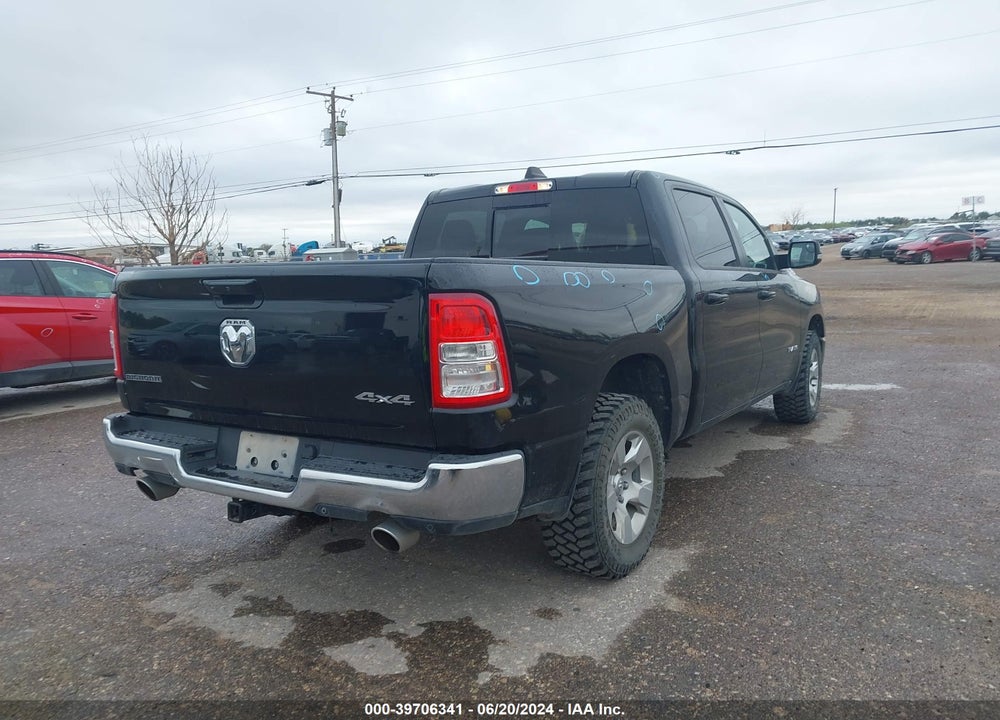 2022 RAM 1500 BIG HORN 4X4 5'7 BOX VIN: 1C6SRFFT3NN410196
