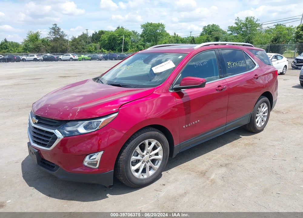 2020 CHEVROLET EQUINOX FWD LT 1.5L TURBO VIN: 2GNAXKEV2L6203541