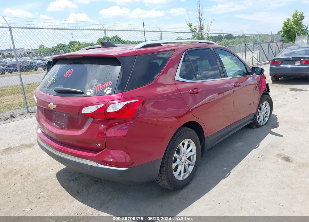 2020 CHEVROLET EQUINOX FWD LT 1.5L TURBO VIN: 2GNAXKEV2L6203541