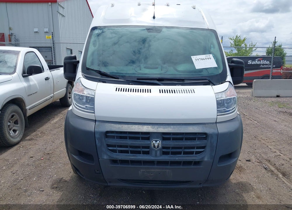 2018 RAM PROMASTER 2500 HIGH ROOF 159 WB VIN: 3C6TRVDGXJE104471