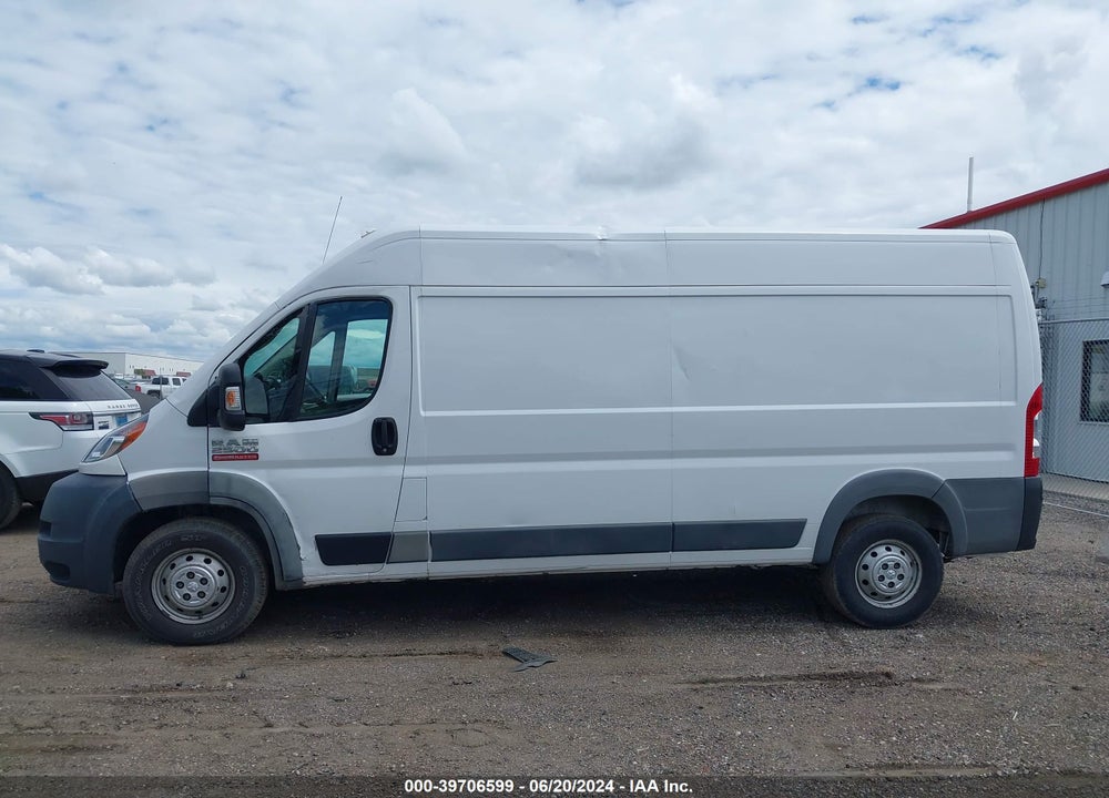 2018 RAM PROMASTER 2500 HIGH ROOF 159 WB VIN: 3C6TRVDGXJE104471