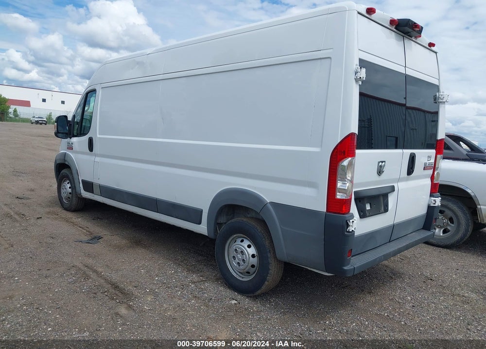 2018 RAM PROMASTER 2500 HIGH ROOF 159 WB VIN: 3C6TRVDGXJE104471