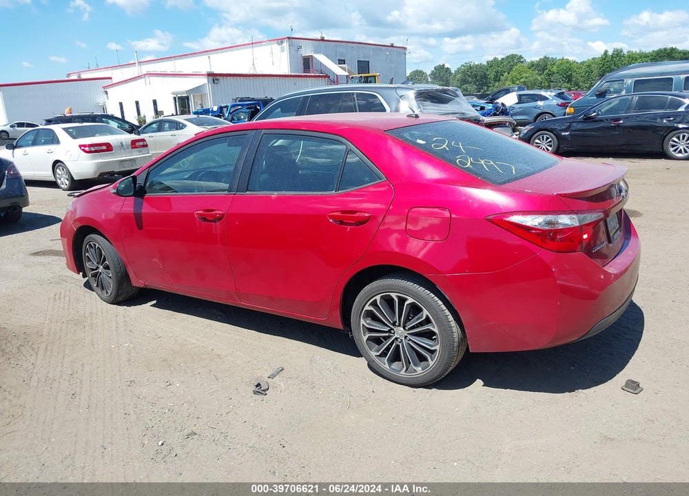 2014 TOYOTA COROLLA S PREMIUM VIN: 2T1BURHE9EC039619