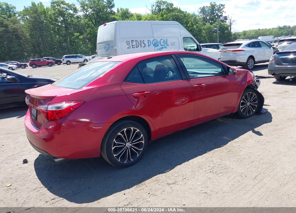 2014 TOYOTA COROLLA S PREMIUM VIN: 2T1BURHE9EC039619