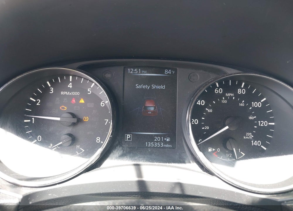 2017 NISSAN ROGUE SV VIN: KNMAT2MT2HP618631