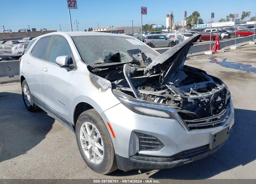 2022 CHEVROLET EQUINOX FWD LT VIN: 3GNAXKEV3NL205281