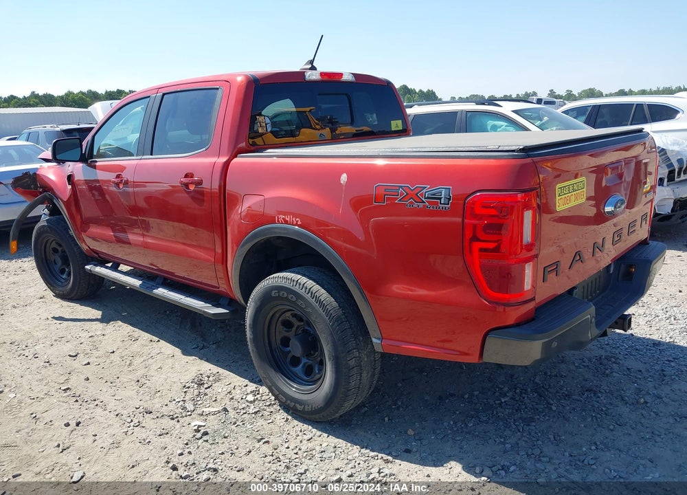 2019 RANGER FORD  LARIAT VIN: 1FTER4FH4KLB04802