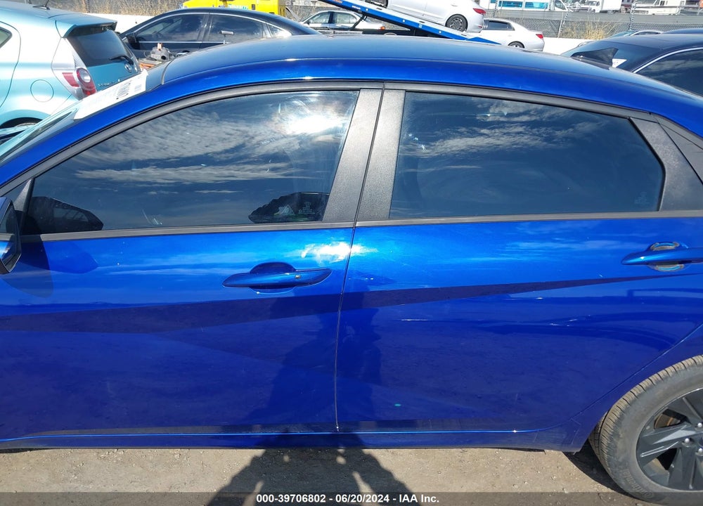 2021 HYUNDAI ELANTRA SEL VIN: 5NPLM4AG6MH048728