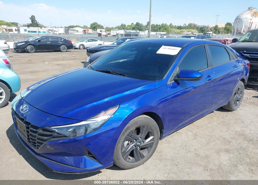 2021 HYUNDAI ELANTRA SEL VIN: 5NPLM4AG6MH048728