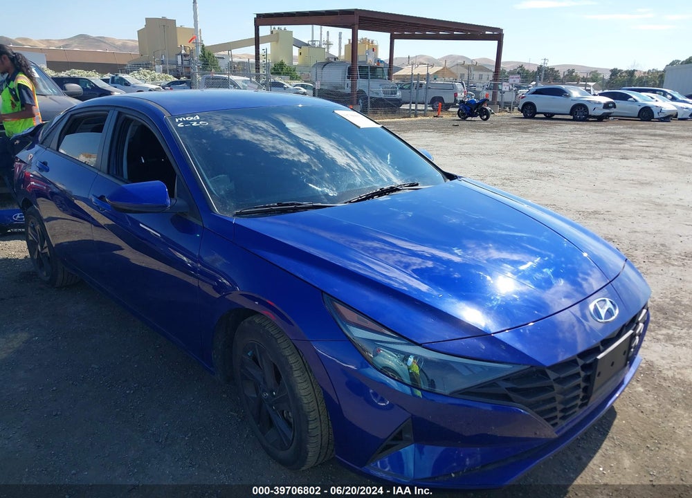 2021 HYUNDAI ELANTRA SEL VIN: 5NPLM4AG6MH048728