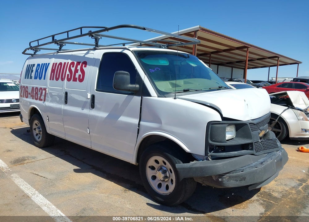 2013 CHEVROLET EXPRESS 1500 WORK VAN VIN: 1GCSGAFX9D1115176