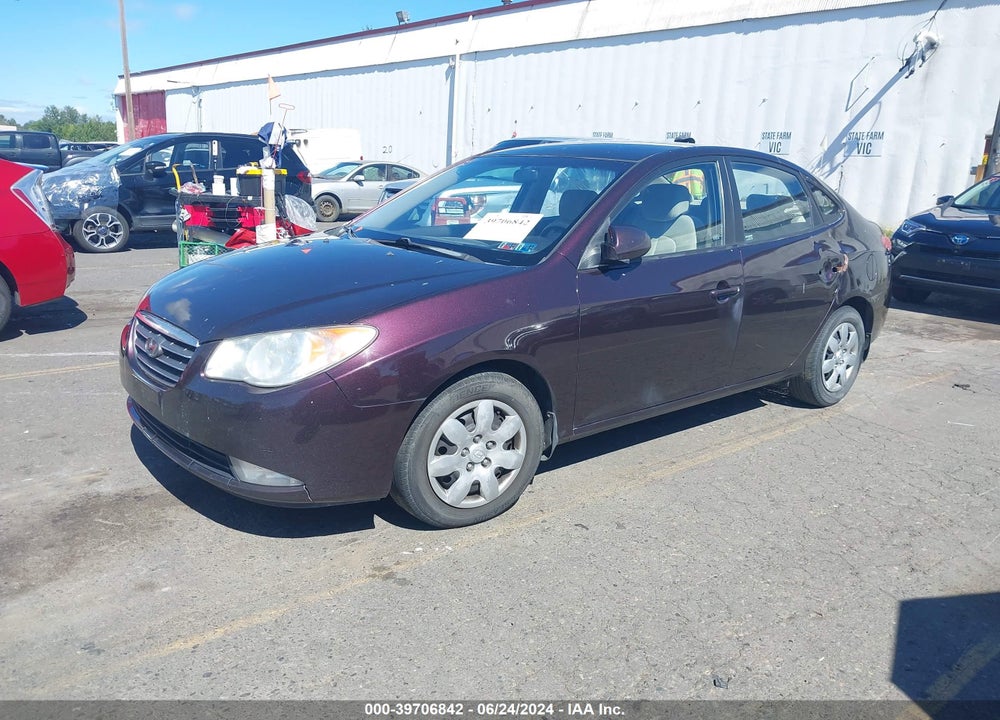 2008 HYUNDAI ELANTRA VIN: KMHDU46D18U381817