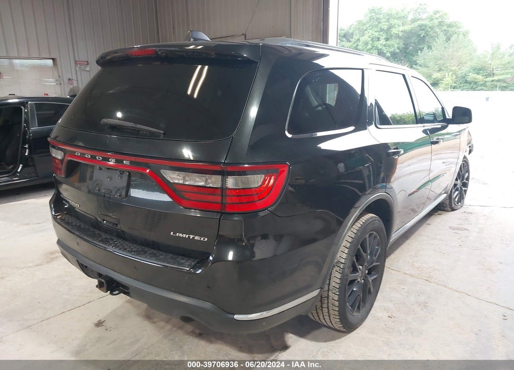 2014 DODGE DURANGO LIMITED VIN: 1C4SDJDTXEC301498