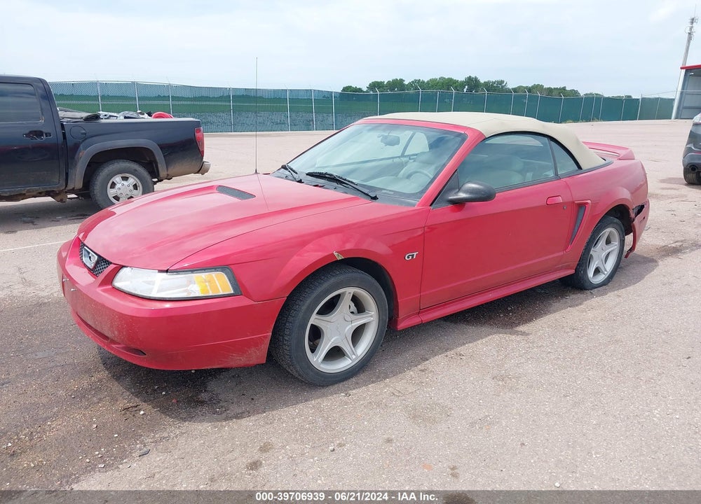 2000 FORD MUSTANG GT VIN: 1FAFP45X1YF283008