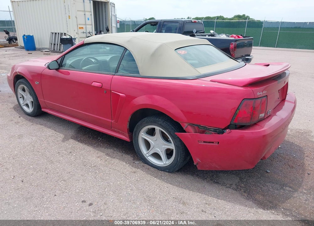 2000 FORD MUSTANG GT VIN: 1FAFP45X1YF283008