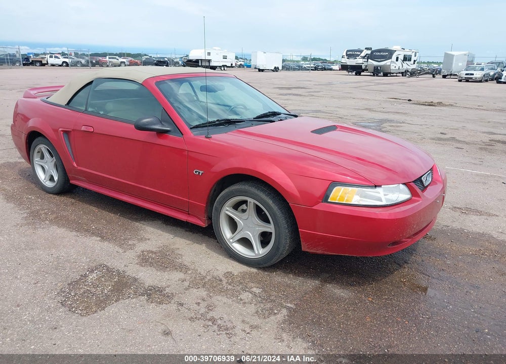 2000 FORD MUSTANG GT VIN: 1FAFP45X1YF283008