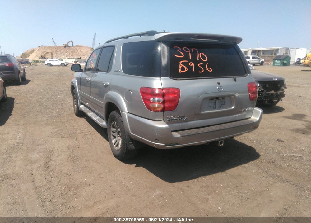 2003 TOYOTA SEQUOIA LIMITED V8 VIN: 5TDBT48A43S194800
