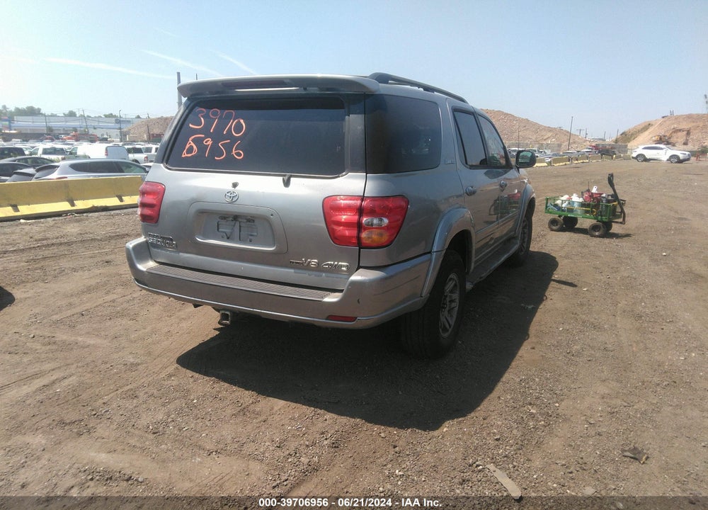 2003 TOYOTA SEQUOIA LIMITED V8 VIN: 5TDBT48A43S194800