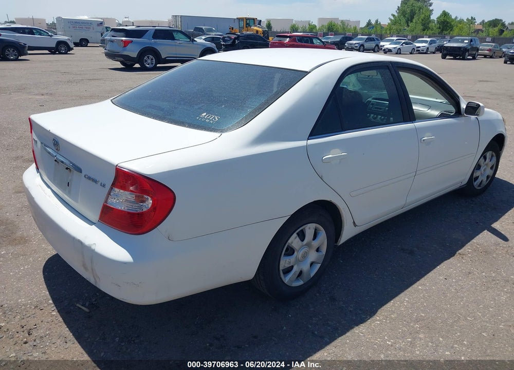 2003 TOYOTA CAMRY LE VIN: 4T1BE32K93U234608