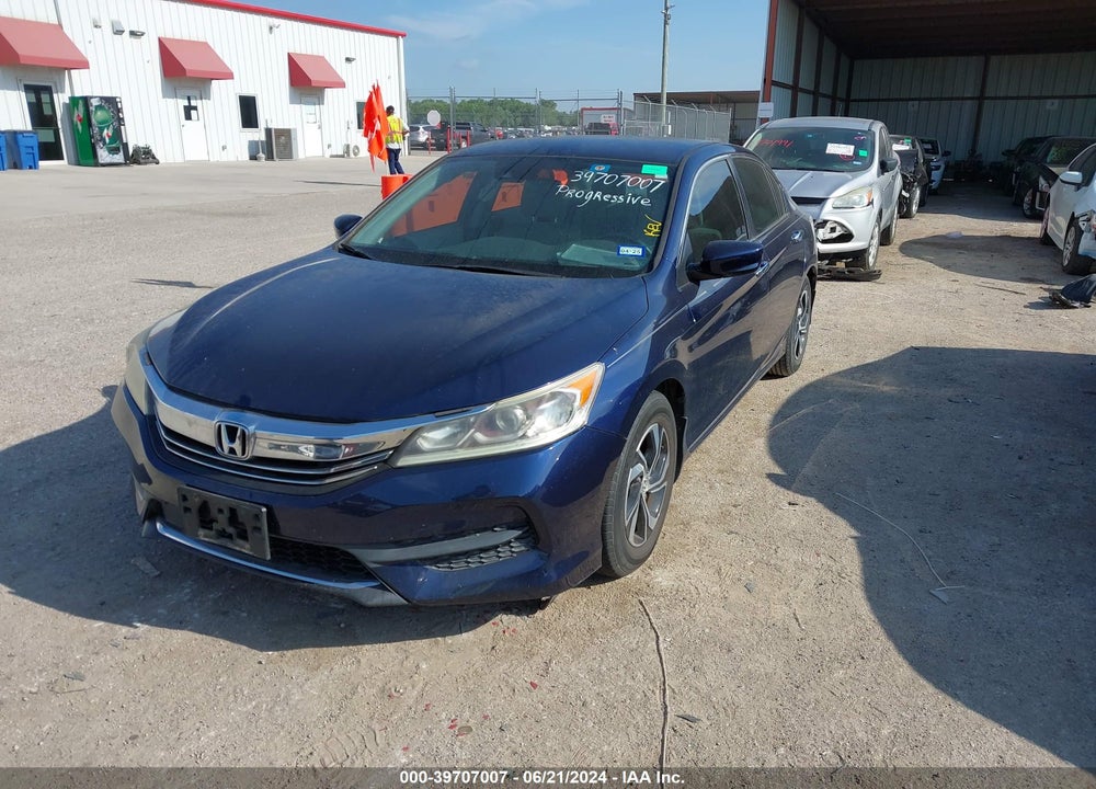 2016 HONDA ACCORD LX VIN: 1HGCR2F40GA038374