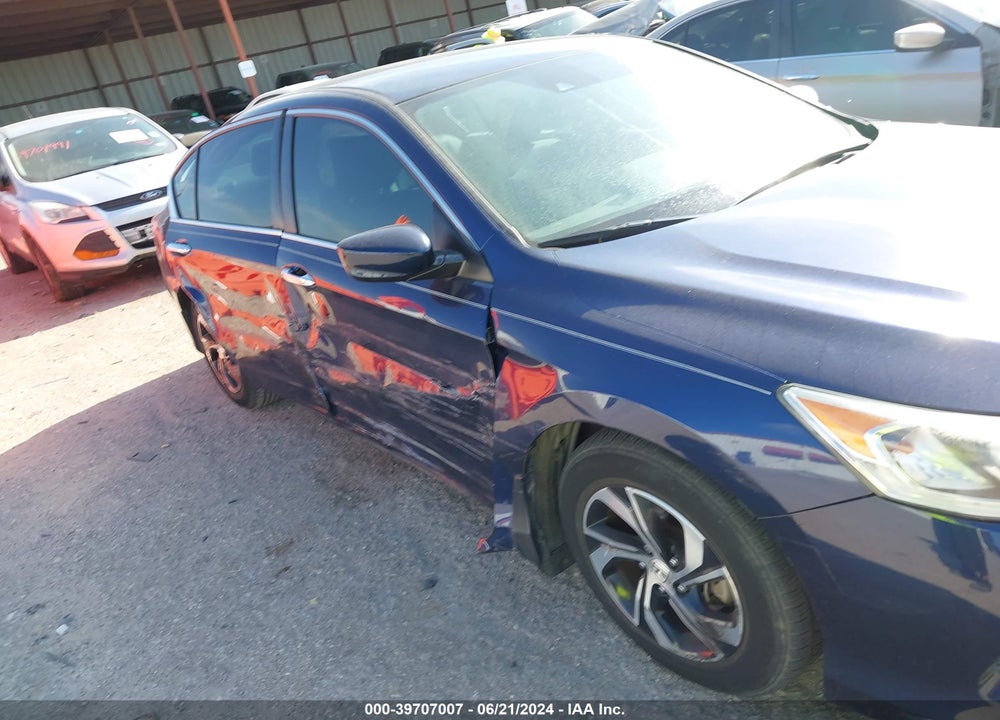 2016 HONDA ACCORD LX VIN: 1HGCR2F40GA038374